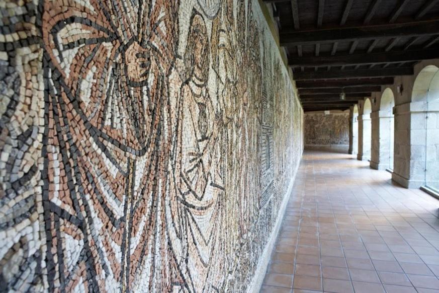 Hospederia Monasterio De Poio Hotel Bagian luar foto