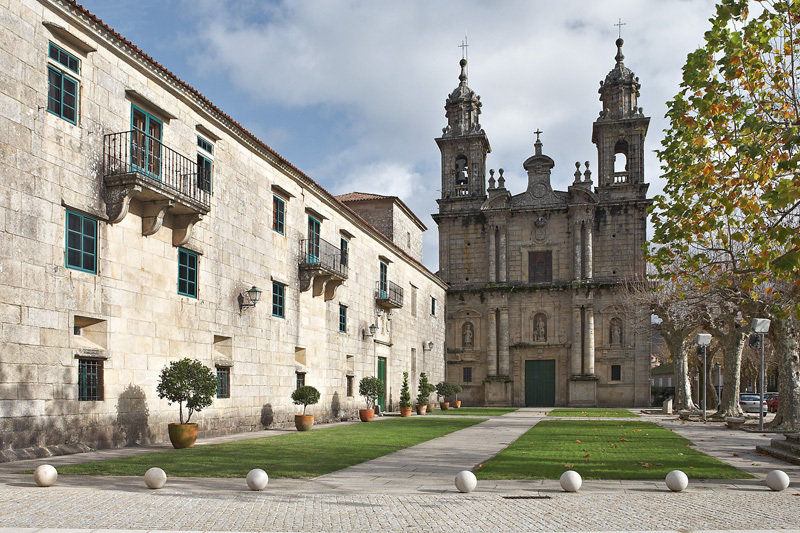 Hospederia Monasterio De Poio Hotel Bagian luar foto